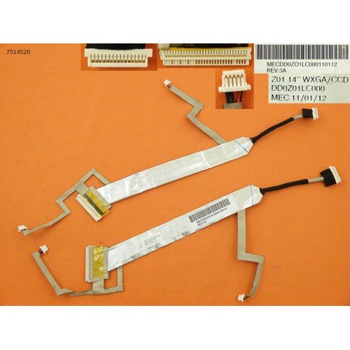 Шлейф матрицы для ноутбука Acer Aspire 4220 4320 4520 4520G 4720 4720G 4720Z (LVDS 30pin, Аналог)