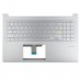 Верхня кришка для ноутбука Asus VivoBook S15 X521 M533 S533, RU/UA, (Silver, топкейс+клавіатура, Backlight 4pin, 90NB0RF1-R31UA0, Original)