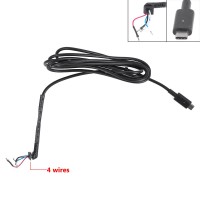 DC Кабель Type-C для блока питания ноутбука Dell, (90W, 4pin, Four-core, 1.5м)