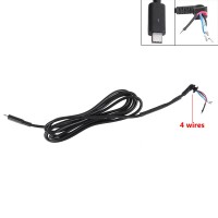 DC Кабель Type-C для блока живлення ноутбука Lenovo, (90W, 4pin, Four-core, 1.5м)