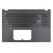 Верхня кришка для Asus Vivobook Pro 15X OLED M6501RR, RU/UA, (топкейс+клавіатура, Backlight 4pin, Original)