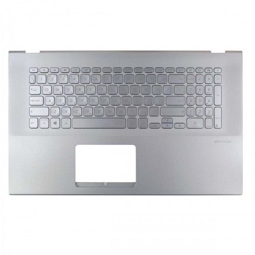 Верхняя крышка для ноутбука Asus A712 D712 F712 S712 X712 series, RU, Silver, (топкейс+клавиатура, 90NB0PI1-R31RU0, C Cover, Original)