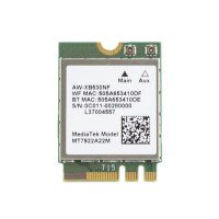 Плата WiFi+Bluetooth MT7922 AW-XB530NF (WIFI6E 802.11AX 2.4G/5G/6G + Bluetooth 5.2, M.2 2230, 0C011-00280000)