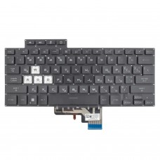 Клавиатура для Asus TUF Dash F15 FX516PC FX516PE FX516PM FX516PR, UA, Black, Backlit 4pin