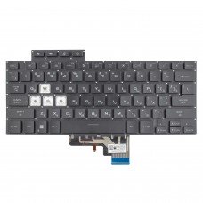 Клавіатура для Asus TUF Dash F15 FX516PC FX516PE FX516PM FX516PR, UA, Black, Backlit 4pin