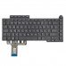Клавіатура для ноутбука Asus ROG Strix G15 G513QM G513QR series, RU/UA, Black, 20pin RGB Backlit