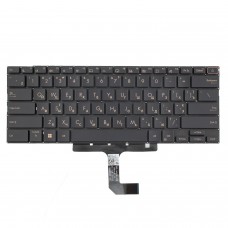Клавиатура для Asus Zenbook S UX393EA UX393JA, RU/UA, Black (4pin Backlit, Original)