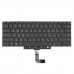 Клавиатура для ноутбука Asus Zenbook S UX393EA UX393JA, RU/UA, Black (4pin Backlit, Original)