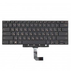 Клавіатура для Asus Zenbook S UX393EA UX393JA, RU/UA, Black (4pin Backlit, Original)