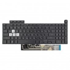 Клавиатура для Asus TUF Gaming FX507 FA507 FX517 FX707 FA707 series, RU/UA, Black, 8pin RGB Backlit