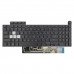 Клавіатура для ноутбука Asus TUF Gaming FX507 FA507 FX517 FX707 FA707 series, RU/UA, Black, 8pin RGB Backlit