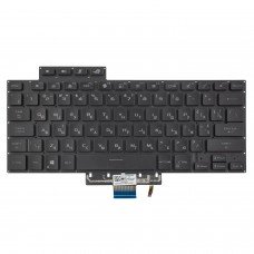 Клавиатура для Asus Zephyrus G15 GA503 M16 GU603 series, RU/UA, Black (8pin RGB Backlit, Original)