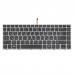 Клавиатура для ноутбука HP EliteBook 745 840 G5 G6, UA (Black, Silver Frame, Backlit, PointStick)