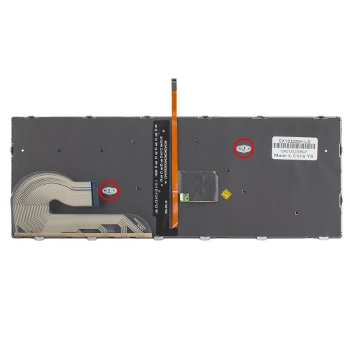 Клавиатура для ноутбука HP EliteBook 745 840 G5 G6, UA (Black, Silver Frame, Backlit, PointStick)