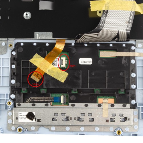 Верхня кришка для ноутбука Asus ROG Strix G531GU GL531GU PX531GU G531GT G531GV, RU/UA (топкейс+клавіатура, 16pin backlit, 90NR01I6-R30UA0, Original)