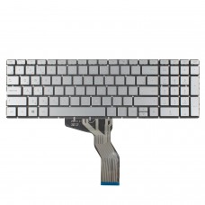 Клавиатура для HP 250 255 G6 15-BS 15-BW 15-CC 15-CD 15-CB, RU, Silver, Backlit