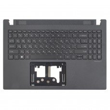 Верхня кришка для Acer TravelMate P2 TMP215-54, RU/UA, (Black, топкейс+клавіатура, 6B.VVRN7.032, Original)