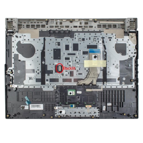 Верхняя крышка для ноутбука Asus ROG Strix SCAR 15 G532LV G532LW G532LWS, RU (топкейс+клавиатура, 20pin backlit, 90NR02T1-R32RU0, Original)