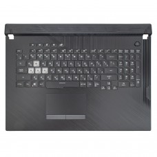 Верхняя крышка для Asus ROG Strix G731GW G731GV, RU/UA, (Black, топкейс+клавиатура, 16pin Backlit, Original) Верхняя крышка для Asus ROG Strix G731GW G731GV, RU/UA, (Black, топкейс+клавиатура, 16pin Backlit, Original)