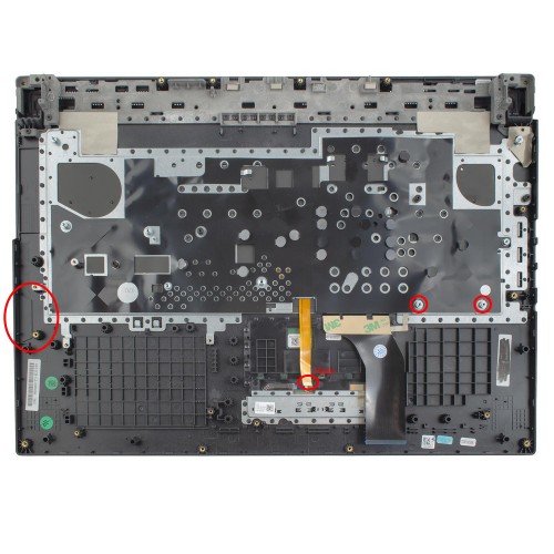 Верхня кришка для ноутбука Asus ROG Strix G731GW G731GV, RU, (Black, топкейс+клавіатура, 16pin Backlit, 90NR01T3-R32RU0, Original)