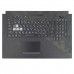 Верхняя крышка для ноутбука Asus ROG Strix GL704GM GL704GV GL704GW, RU/UA, (Black, топкейс+клавиатура, 16pin Backlit, 90NR00M1-R31UA0, Original)