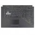 Верхня кришка для ноутбука Asus ROG Strix GL704GM GL704GV GL704GW, RU/UA, (Black, топкейс+клавіатура, 16pin Backlit, 90NR00M1-R31UA0, Original)