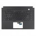 Верхня кришка для ноутбука Asus ROG Zephyrus M GU502GV GX502GV, RU/UA, (Black, топкейс+клавіатура, 20pin Backlit, 90NR02E1-R31RU1, Original)