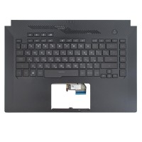 Верхня кришка для Asus ROG Zephyrus M GU502DU, RU, (Black, топкейс+клавіатура, 4pin Backlit, 90NR0213-R31RU0, Original)