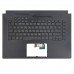 Верхня кришка для ноутбука Asus ROG Zephyrus M GU502DU, RU, (Black, топкейс+клавіатура, 4pin Backlit, 90NR0213-R31RU0, Original)