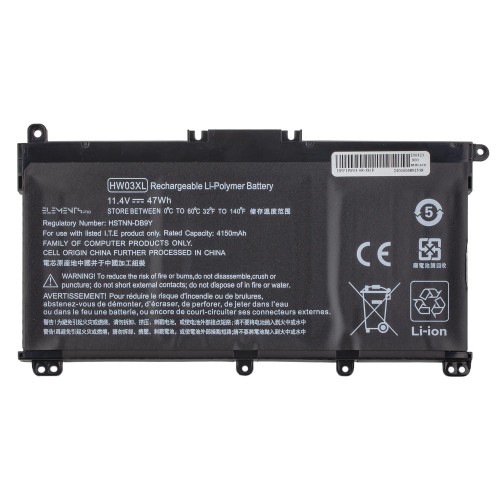 Батарея для ноутбука HP Pavilion 15-EG 15-EH 15T-EG 15Z-EH 17-CN 17-CP 17S-CU 17T-CN 17Z-CP 11.4V 4150mAh, HW03XL
