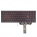 Клавиатура для ноутбука Lenovo Legion Y520-15IKBA Y520-15IKBM Y520-15IKBN Y720-15IKB, RU/UA, (Black/Red, Backlit, Original)
