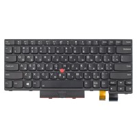 Клавиатура для Lenovo ThinkPad T470 T480, RU/UA, (Black, Backlit, TrackPoint, Original)