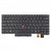 Клавиатура для ноутбука Lenovo ThinkPad T470 T480, RU/UA, (Black, Backlit, TrackPoint, Original)
