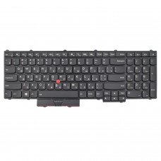 Клавіатура для Lenovo ThinkPad P50 P70 P51 P71, RU/UA, (Black, Backlit, TrackPoint, Original)