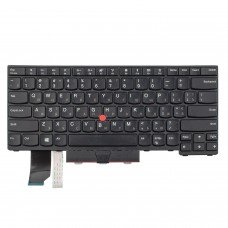 Клавіатура для Lenovo ThinkPad L14, RU/UA, (Black, TrackPoint, SN20W68434, PK131D53B00, Original)