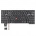 Клавиатура для ноутбука Lenovo ThinkPad T14s Gen 2, RU/UA, (Black, TrackPoint, Backlit, Original)
