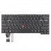 Клавіатура для ноутбука Lenovo ThinkPad T14s Gen 2, RU/UA, (Black, TrackPoint, Backlit, Original)