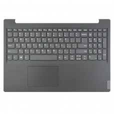 Верхня кришка для Lenovo V15-IWL V15-IIL V15-IGL V15-ADA V15-IKB V15-IWL, RU/UA (Grey, топкейс+клавіатура)