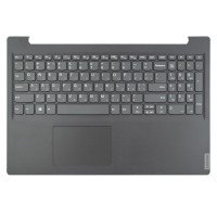 Верхняя крышка для Lenovo V15-IWL V15-IIL V15-IGL V15-ADA V15-IKB V15-IWL, RU/UA (Grey, топкейс+клавиатура)