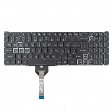 Клавиатура для Acer Nitro AN515-45 AN515-56 AN515-57 AN517-41 AN517-57, RU (Black, 14pin backlit, Original)