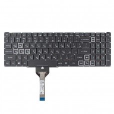 Клавіатура для Acer Nitro AN515-45 AN515-56 AN515-57 AN517-41 AN517-57, RU, (Black, 14pin RGB-backlit)