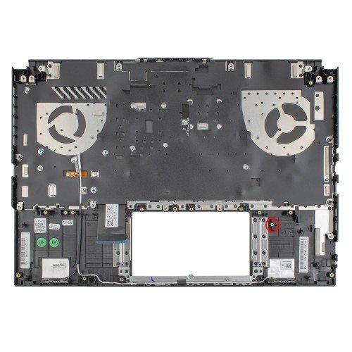 Верхняя крышка для ноутбука Asus TUF Dash FX517ZM FX507ZE, UA, (топкейс+клавиатура, Backlit 8pin, 90NR09M1-R31UA2, Original)