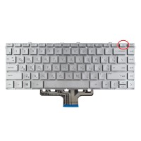 Клавиатура для HP Pavilion X360 14-DW 14-DV 14-DY TPN-Q244 TPN-I137, RU/UA (Silver, Backlit, Аналог)