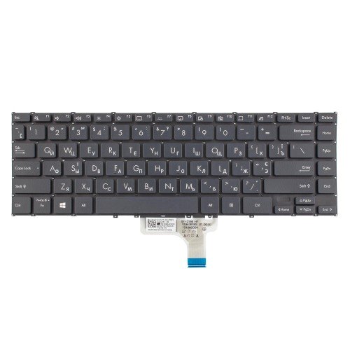 Клавіатура для ноутбука Asus ZenBook Flip UX363EA UX363JA UX371EA, RU/UA, Black, Backlit 4pin