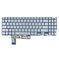 Клавіатура для Asus Zenbook UX533FAC UX533FD UX533FN UX533FTC, RU/UA, Blue (4pin Backlit, Original)