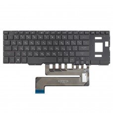 Клавіатура для Asus ROG Zephyrus Duo GX550L GA551QS GX551Q, RU/UA, (Black, 20pin RGB Backlit, Original)