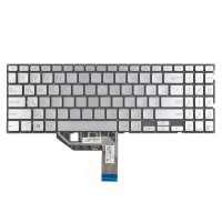 Клавиатура для Asus VivoBook S531F S532F X531F X532F, RU/UA, (Silver, 4pin Backlit, Original)