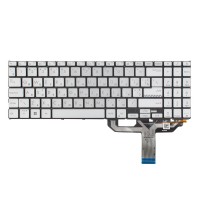 Клавиатура для Asus M1502 X1502 M1503 X1503 X1505 M1603 X1603 X1605, UA, (Silver, 4pin Backlit, Original)