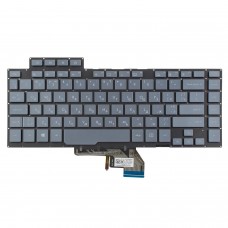 Клавиатура для Asus Pro Art Studio Book Pro 15 W500GV W500G5T, RU/UA, (Grey, 4pin Backlit, Original)