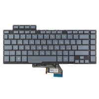 Клавіатура для Asus Pro Art Studio Book Pro 15 W500GV W500G5T, RU/UA, (Grey, 4pin Backlit, Original)